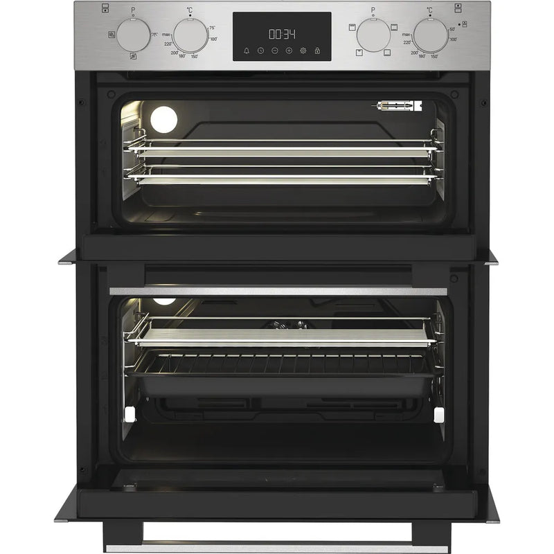 Hotpoint DUH 12D1 IX - Stainless Steel Double Oven - 48L/38L - A Energy