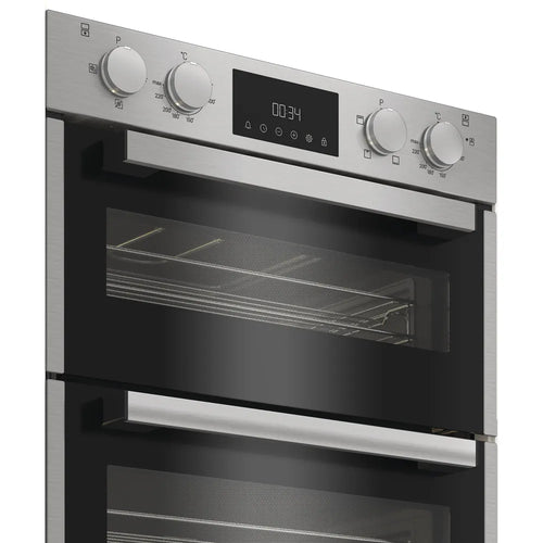 Hotpoint DUH 12D1 IX - Stainless Steel Double Oven - 48L/38L - A Energy