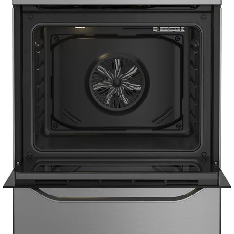 Hotpoint H6V5KMXUK - Inox Freestanding Electric Cooker - 66L - A