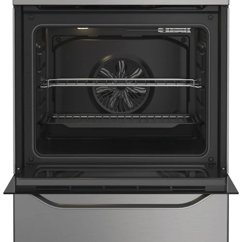 Hotpoint H6V5KMXUK - Inox Freestanding Electric Cooker - 66L - A Energy