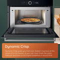 Hotpoint HCW6O7HTSXUK - Inox Built-In Microwave - 53L Capacity - 950W