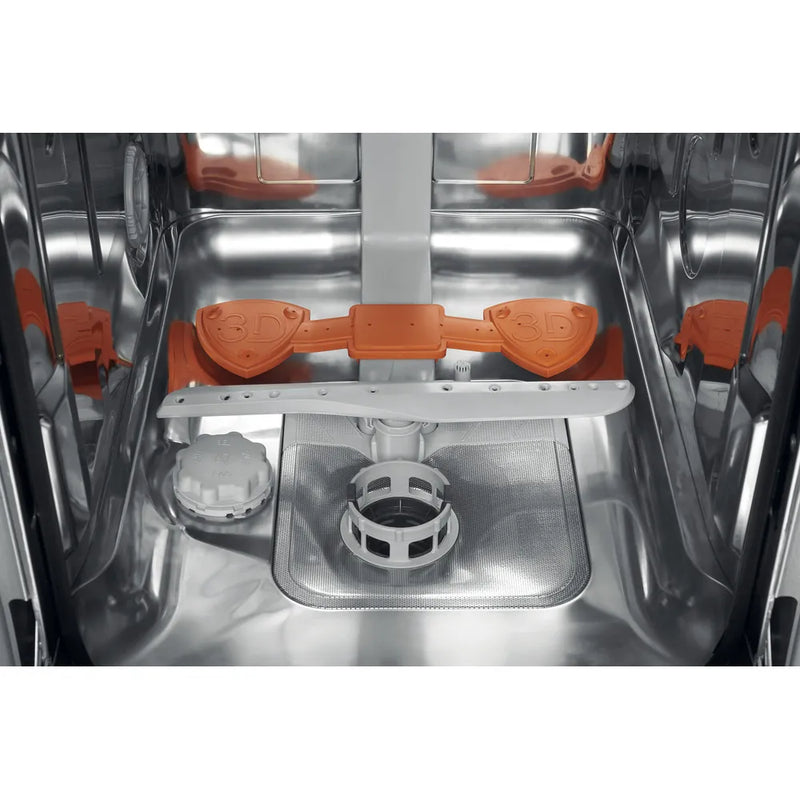 Hotpoint HP3FC10BS7A0SUK - Silver Freestanding Slimline Dishwasher - 10 Place Settings - C Energy