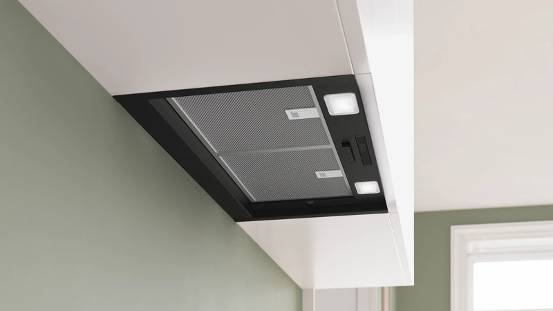 Bosch DBB63BC60B - Matt Black Integrated Design Hood - 60cm Width - D Energy Rating