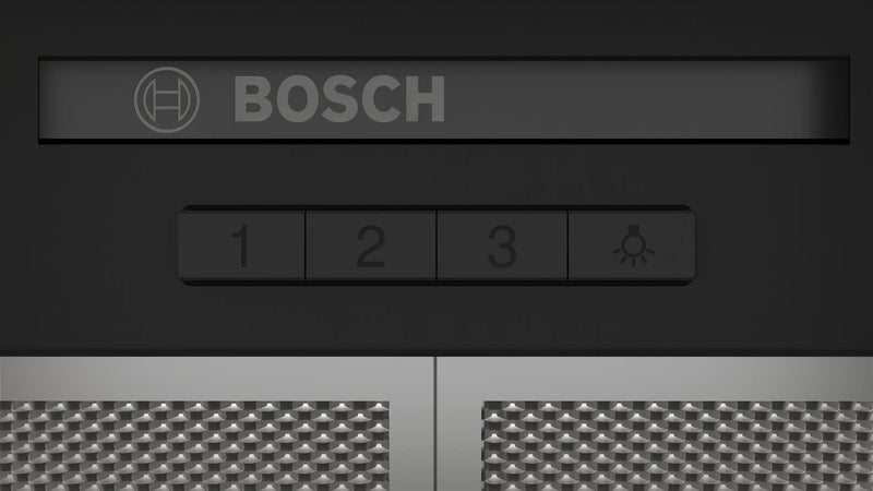 Bosch DBB83BC60B - Matt Black Integrated Extractor Hood - 80cm - D Energy