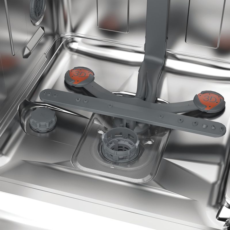 Hotpoint H8F HP51X UK - Stainless Steel Full Size Dishwasher - B Energy Rating