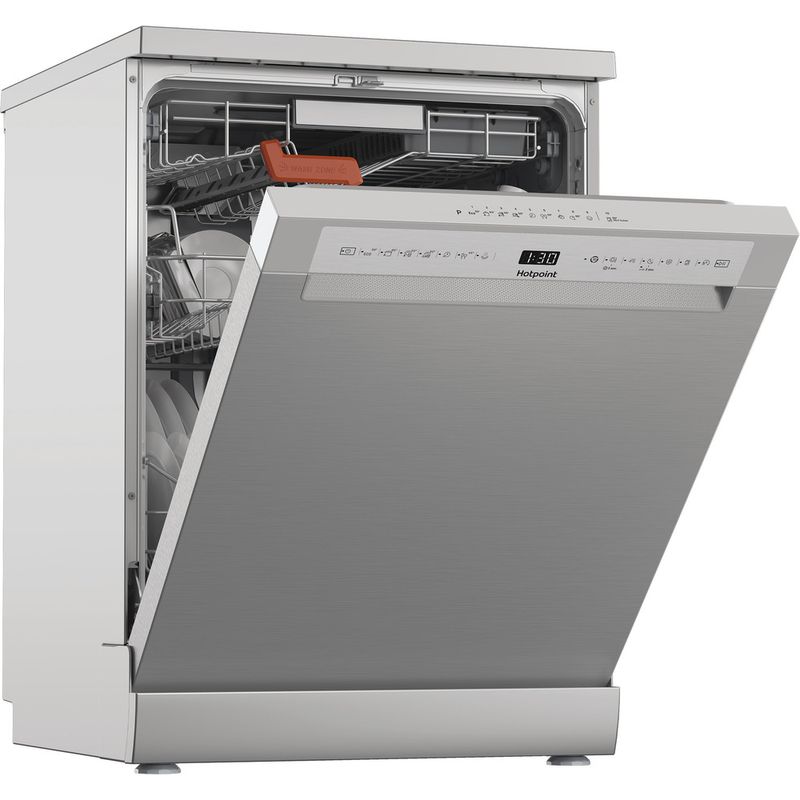 Hotpoint H8F HS61X UK - Stainless Steel Dishwasher - Full Size - A Energy Rating