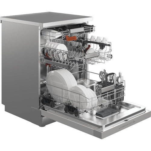 Hotpoint H8F HS61X UK - Stainless Steel Dishwasher - Full Size - A Energy Rating