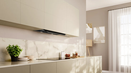 Neff D88XET2S0B - Black Integrated Extractor Hood - 80cm - A+ Energy