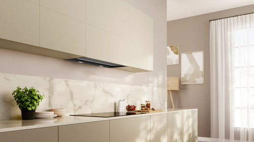 Neff D88XET2S0B - Black Integrated Extractor Hood - 80cm - A+ Energy