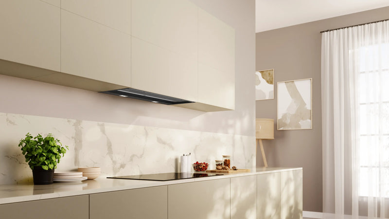 Neff D88XET2S0B - Black Integrated Extractor Hood - 80cm - A+ Energy