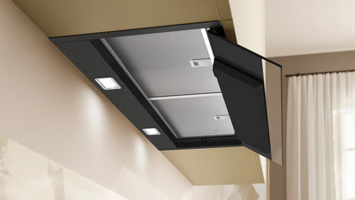 Neff D88XET2S0B - Black Integrated Extractor Hood - 80cm - A+ Energy