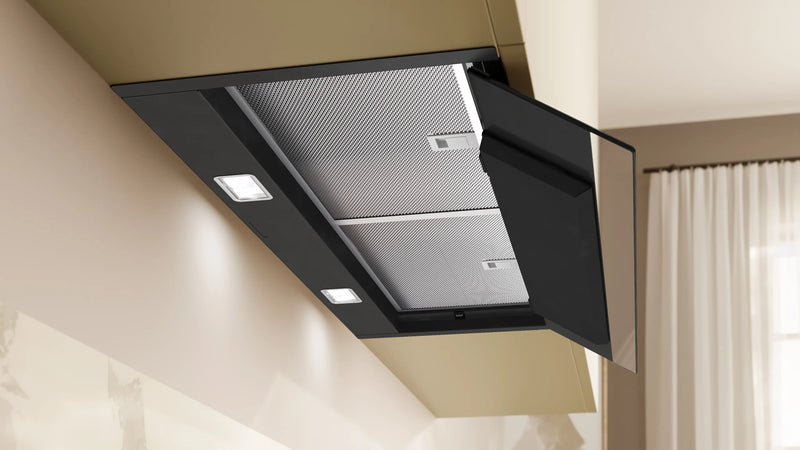 Neff D88XET2S0B - Black Integrated Extractor Hood - 80cm - A+ Energy