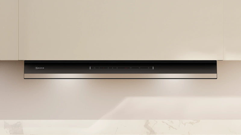 Neff D88XET2S0B - Black Integrated Extractor Hood - 80cm - A+ Energy