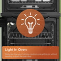 Hotpoint H6V5KMXUK - Inox Freestanding Electric Cooker - 66L - A Energy