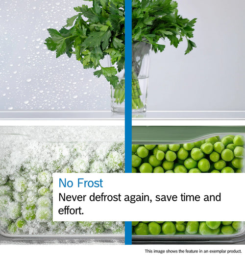 Bosch Series 4 KGN86VIEAG - Stainless Steel Fridge Freezer - 479L/152L - E Energy