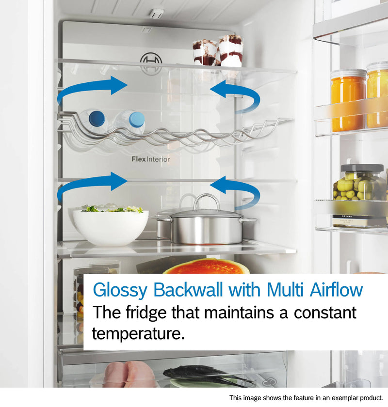 Bosch Series 4 KGN392WDFG - White Freestanding 70/30 Frost Free Fridge Freezer - D energy