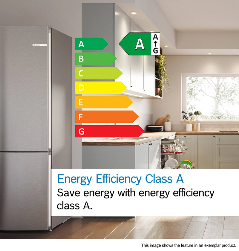Bosch Series 4 KGN39OCAFG - Cast Iron Grey Fridge Freezer - 70/30 Split - A Energy
