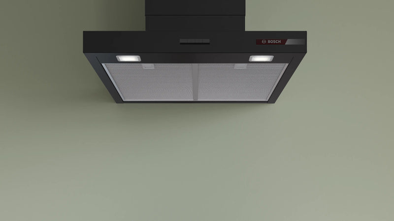 Bosch DWB65CC60B - Matt Black Chimney Cooker Hood - 60cm - B Energy Rating