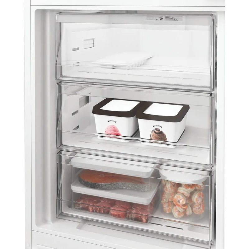 Hotpoint HPK2 5293 B5UK - Zinc Metal 70/30 Integrated Fridge Freezer - 270L - D Energy