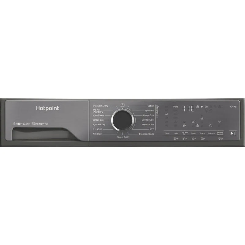 Hotpoint HPD 9693G CARE UK - Graphite 9KG Washer Dryer - C energy