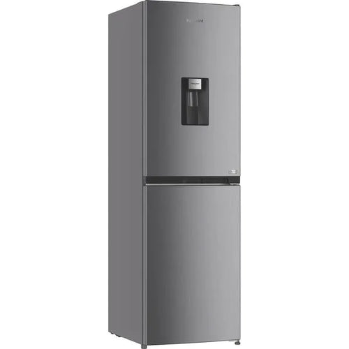 Hotpoint HPKF 3241W XP4UK - Brushed Steel Fridge Freezer 50/50- Garage Safe - 162L Fridge / 82L Freezer - E Energy