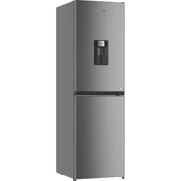 Hotpoint HPKF 3241W XP4UK - Brushed Steel Fridge Freezer 50/50- Garage Safe - 162L Fridge / 82L Freezer - E Energy