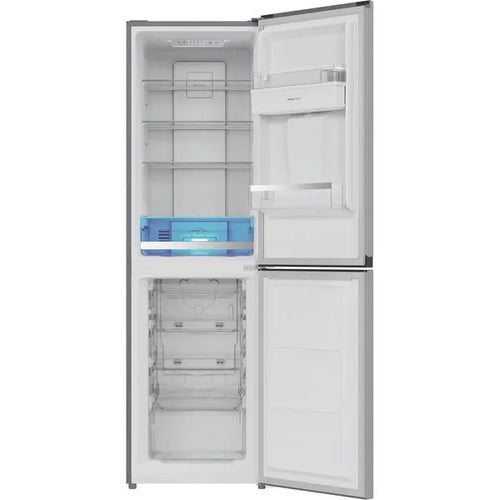 Hotpoint HPKF 3241W XP4UK - Brushed Steel Fridge Freezer 50/50- Garage Safe - 162L Fridge / 82L Freezer - E Energy