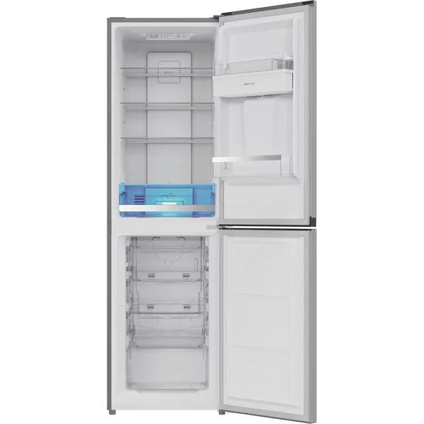 Hotpoint HPKF 3241W XP4UK - Brushed Steel Fridge Freezer 50/50- Garage Safe - 162L Fridge / 82L Freezer - E Energy