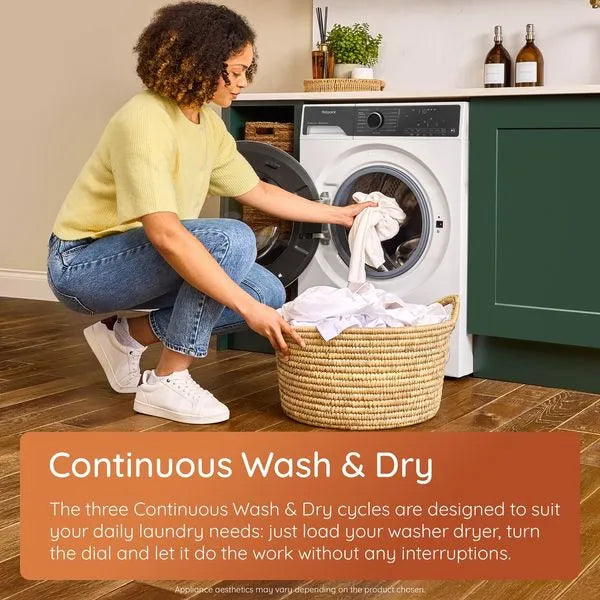 Hotpoint HPD 1093A CARE UK - White 10KG/6KG Washer Dryer - 1400RPM - C/A-20% Energy Rating
