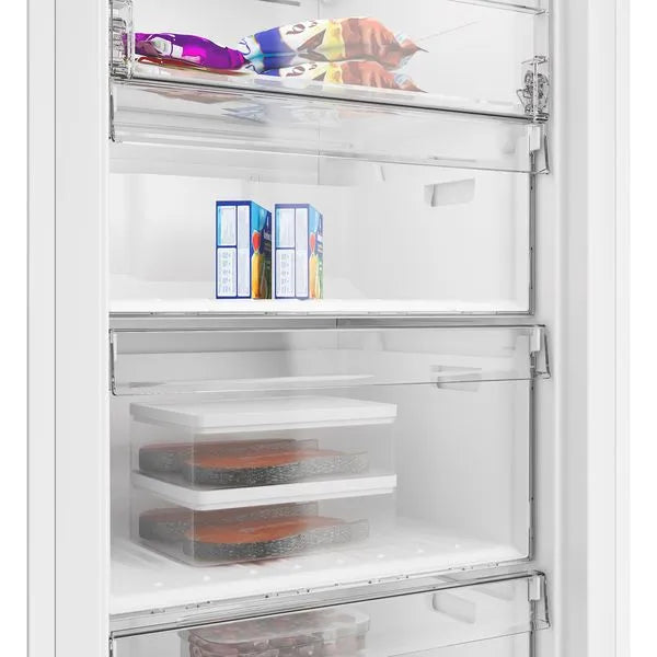 Hotpoint HPMFF 1292 W4UK - White 256L Tall Freezer - Frost Free -Garage Safe - E Energy