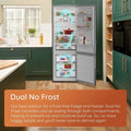 Hotpoint HPK2 5322 B4UK - Zinc Metal Integrated Fridge Freezer - 300L - E Energy