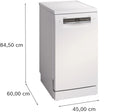 Bosch Series 4 SPS4HMW49G - White Freestanding Dishwasher - E energy