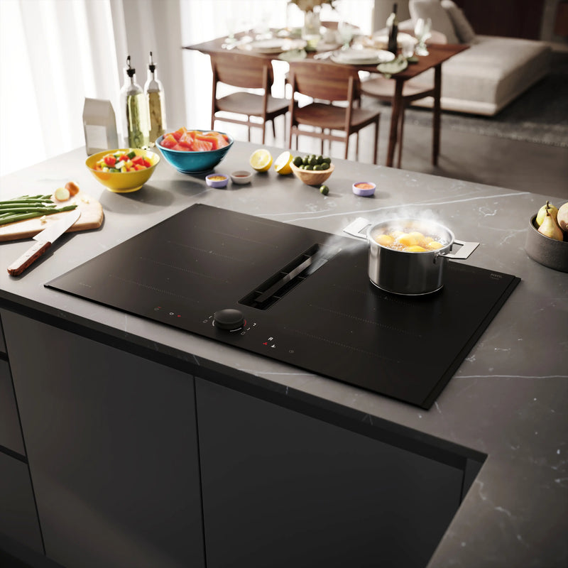 Neff V68YYX4C0 Induction Hob with Integrated Ventilation - 80cm Flex Design - 4 Zones - B Energy
