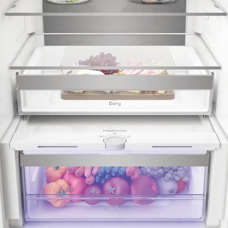 Hotpoint HPK 26414 XR8UKE - Black Steel Fridge Freezer - Garage Safe - 70/30 Dual No Frost - A Energy
