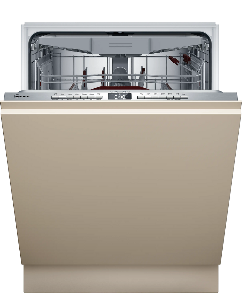 Neff S195HCX17G - Fully Integrated Dishwasher 60cm - Chef 70°C Programme - C Energy