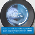 Bosch Series 8 WGB256A2GB - White 10KG Washing Machine - 1400 RPM - A Energy