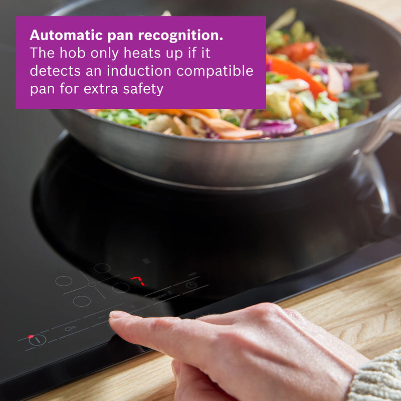 Bosch Series 4 PIE631BB5E - Black 4 Zone Induction Hob