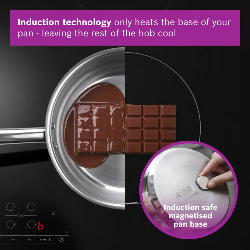 Bosch Series 4 PIE631BB5E - Black 4 Zone Induction Hob