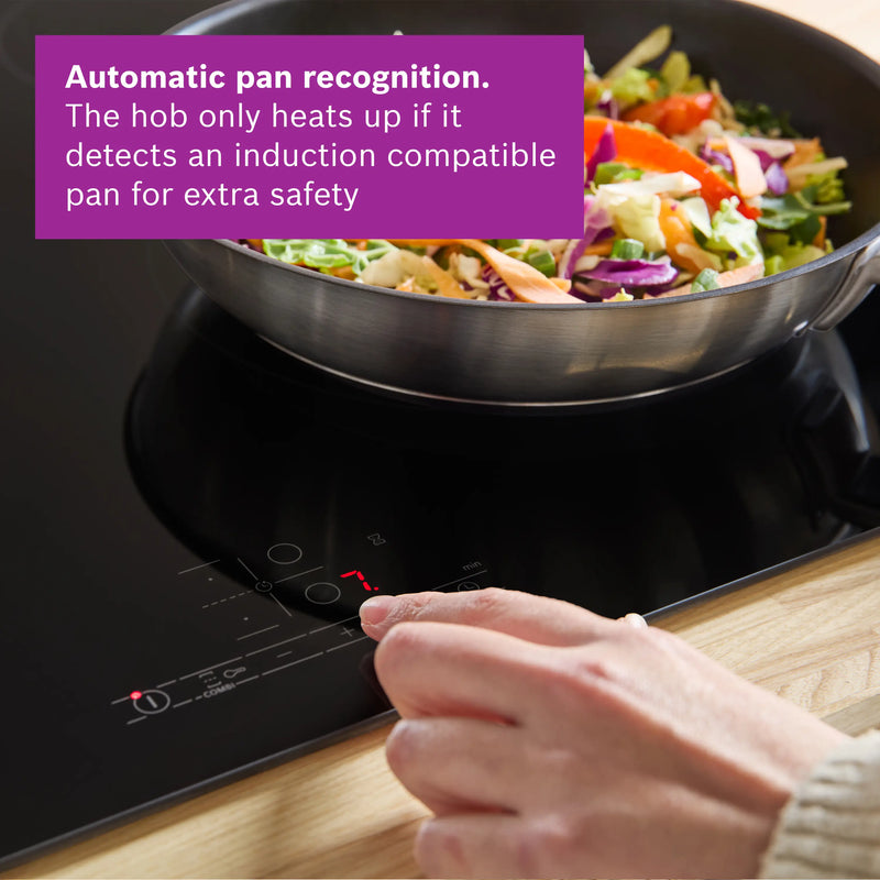 Bosch Series 4 PUE611BB5E - Black 4 Zone Induction Hob