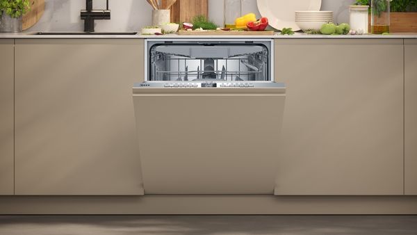 Neff S175HVX14G - Stainless Steel Integrated Dishwasher - 14 Place Settings - C Energy
