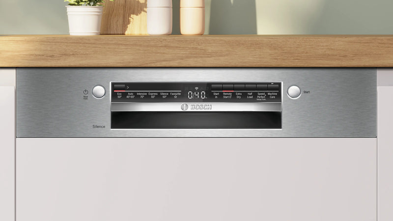 Bosch SMI2HTS06G - Silver Semi Integrated Dishwasher - 13 Place Settings - C Energy Rating