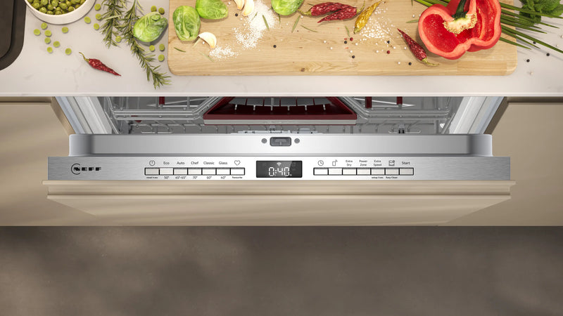 Neff S195HCX17G - Fully Integrated Dishwasher 60cm - Chef 70°C Programme - C Energy