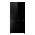 Hisense RQ768N4GBE - Black American Fridge Freezer - 591L Capacity - E Rated