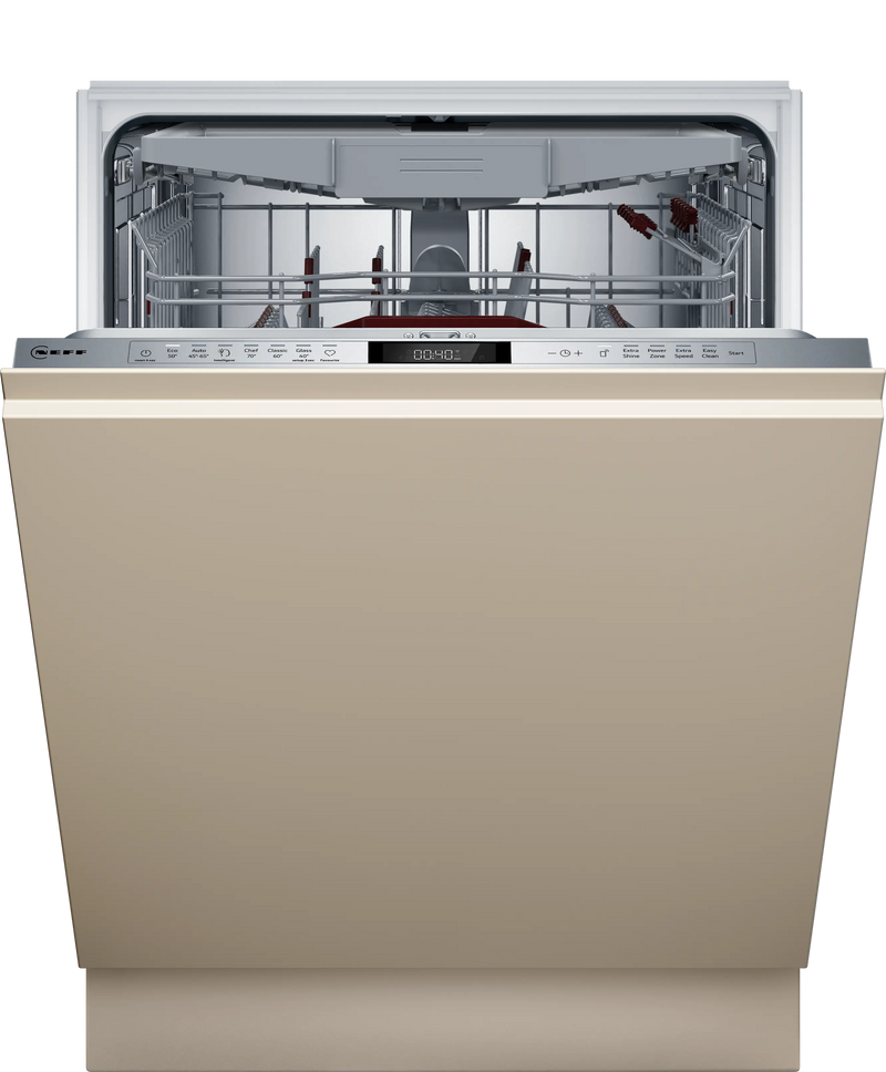Neff S197ZCX08G - Fully-Integrated Dishwasher 60cm - Variable Hinge & Zeolith Drying - B Energy