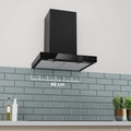 Bosch DWB67DN60B - Matt Black 60cm Wall-mounted Cooker Hood