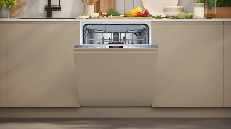 Neff S197ZCX08G - Fully-Integrated Dishwasher 60cm - Variable Hinge & Zeolith Drying - B Energy