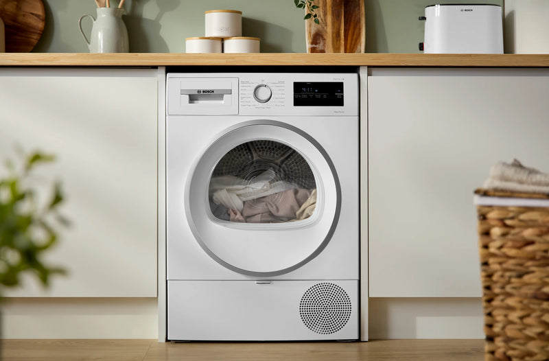 Bosch Series 4 WTH85226GB - White 8KG Tumble Dryer - Heat Pump - E Energy Rating