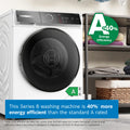 Bosch Series 8 WGB256A2GB - White 10KG Washing Machine - 1400 RPM - A Energy