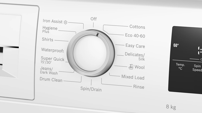 Bosch Series 4 WAN28258GB - White Freestanding 8KG Washing Machine - 1400 RPM - A energy - Display