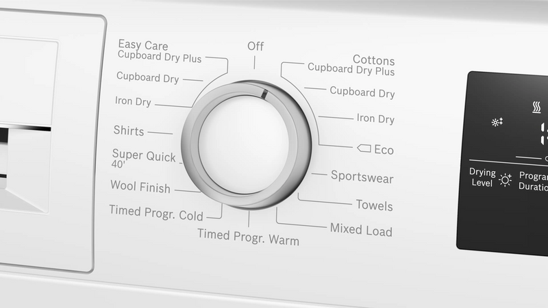 Bosch Series 4 WTH85224GB - White Heat Pump Tumble Dryer - A+++ Rated - 8KG